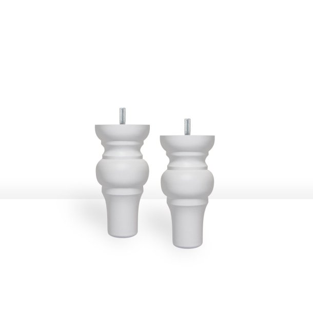 15CM BG DREJET SENGEBEN/SOFABEN KS.  4 STK.