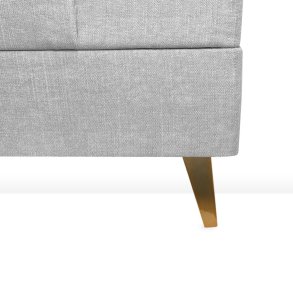 13CM VINKLET TREKANTET MESSING SENGEBEN/SOFABEN KS.  4 STK.