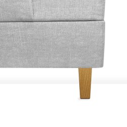 13CM SQUARE OAK SENGEBEN/SOFABEN ks.  4 stk.