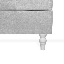 15CM BG DREJET SENGEBEN/SOFABEN KS.  4 STK.