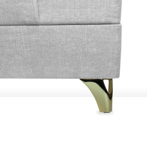 12CM DELUX TRIANGLE MESSING SENGEBEN/SOFABEN KS.  4 STK.