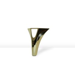 18CM DELUX TRIANGLE MESSING SENGEBEN/SOFABEN KS.  4 STK.