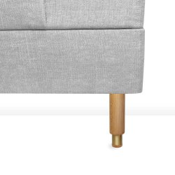 19CM BG MED MESSING RING SENGEBEN/SOFABEN KS.  4 STK.